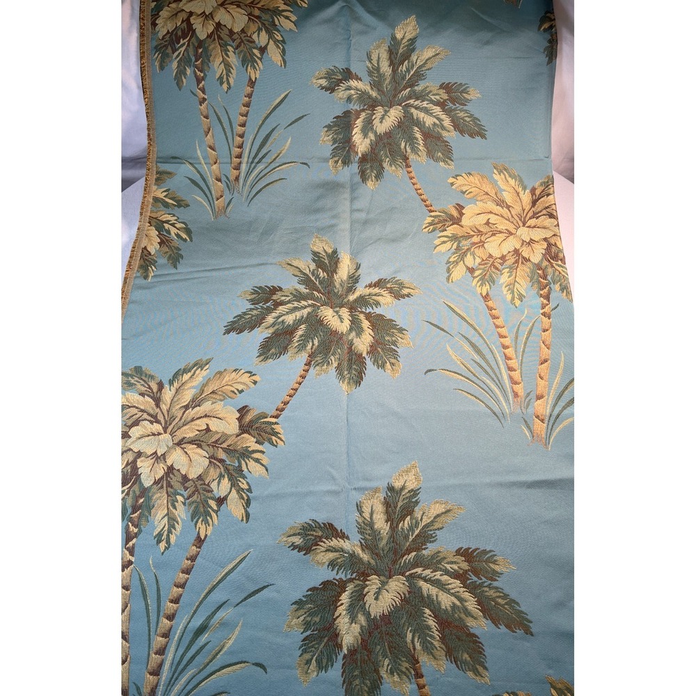 Fabric - RARE Scalamandre Old World Weave Foliage Lampas Upholstery Tropical BTY